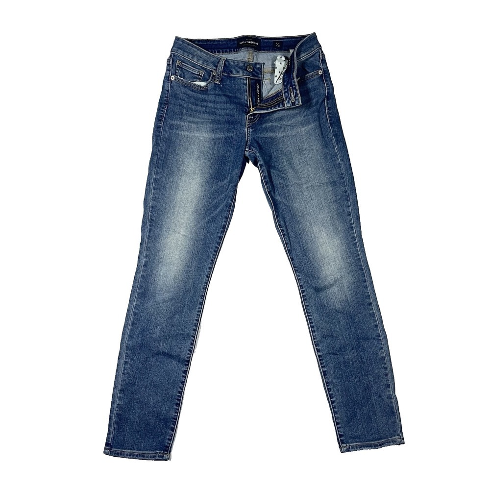 Lucky Brand Los Angeles Womens Blue Lolita Skinny Denim Jeans Size 6/28 Pants